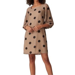 (A1) Amanda Uprichard Walsh Polka Dot Shift Dress, Size M